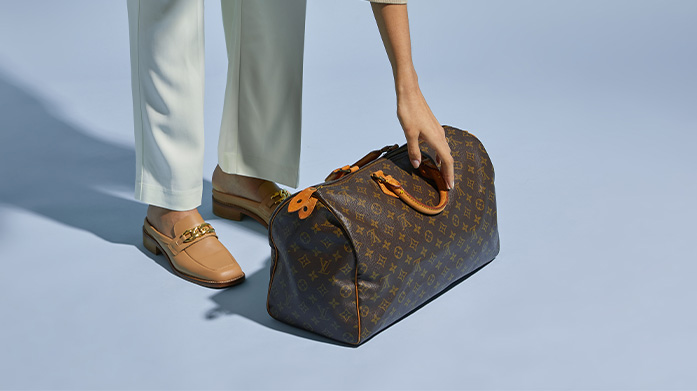 Vintage Louis Vuitton Find your forever favourite inside our vintage Louis Vuitton edit. There's no shortage of timeless treasures from the iconic, French luxury Fashion House.