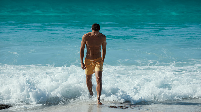 Holiday Ready Swimwear For Him Enter: men’s holiday staples for vibrant swim shorts, printed shirts and classic flip flops in various designs, colours and styles.