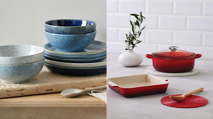 Spring Kitchen Clearout From cast iron classics to durable tableware and handmade glassware, it's time for a spring kitchen clearout! Shop the best of Le Creuset, Denby, LSA and friends.