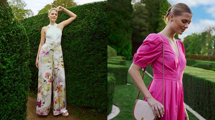 Ted Baker Women's Heritage brand Ted Baker sets the standard for office & events dressing with premium fabrics, sleek silhouettes and their signature statement prints. Shop Ted Baker trousers, dresses and blouses today.