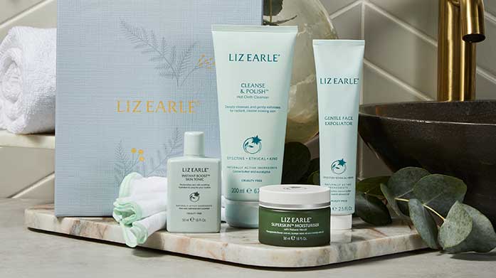Liz Earle Award-winning skincare brand Liz Earle creates body wash, moisturisers and face masks with gentle, nourishing formulas. Kick-start your Liz Earle journey with an all-in-one set, or restock your current products with our Liz Earle singles.