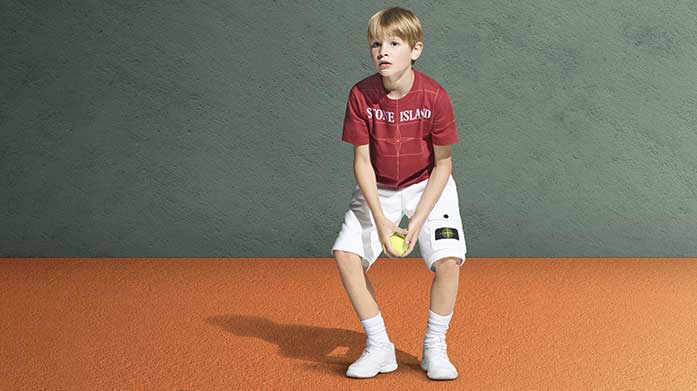 Stone Island Kidswear Browse Stone Island Junior to find a selection of Stone Island favourites, only kid-sized! Check out cotton T-shirts, comfy sweats and more, in colours perfect for spring. Sweatshirts from £99.