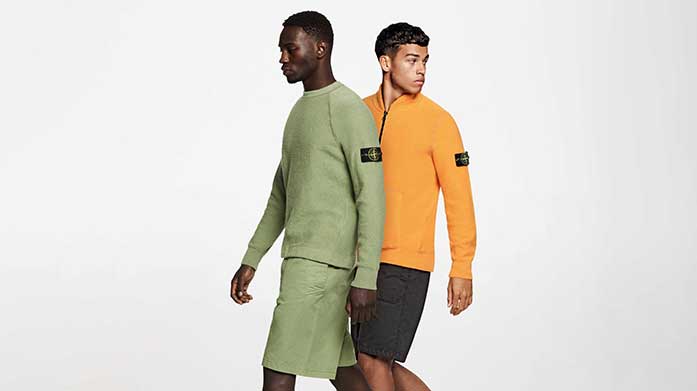Stone Island Menswear Explore our edit from the master of luxury streetwear, Stone Island. Browse classic T-shirts, polos and shorts, plus contemporary sweatshirts and jackets. Sweatshirts from £195.