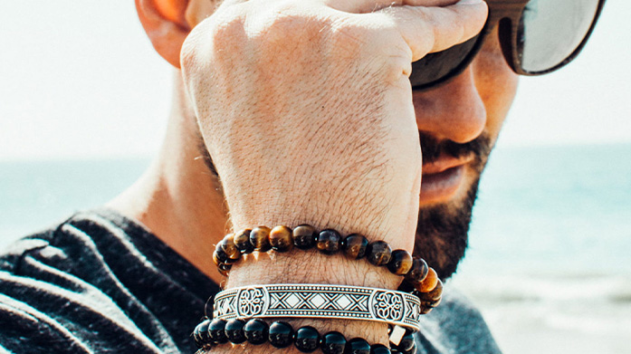 The Men's Summer Edit Browse The Men's Summer Edit for your outfit's finishing touch. Shop leather bracelets, cubic zirconia studs, silver-plated chains and more.