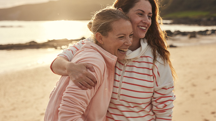 Seaside Style For Her  Shop comfy & colourful seaside style from Crew Clothing, Superdry and United Colors of Benetton. Look out for ditsy, floral and stripe prints across sweatshirts, polos and day dresses.