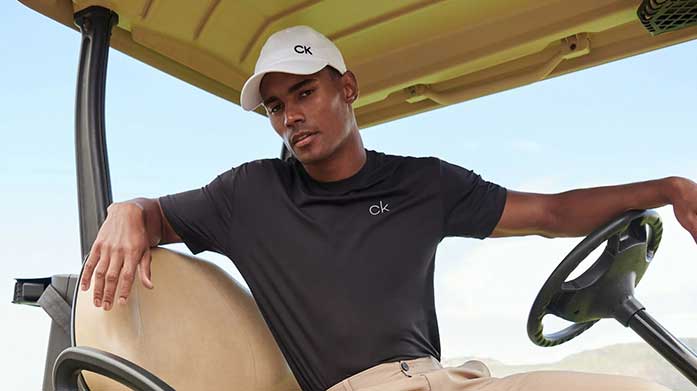 Calvin Klein Golfwear For the beginner and the pro, shop high-performance, whatever-the-weather golf clothing from Calvin Klein. Thermal, stretchy and moisture-wicking, Calvin Klein's quarter-zip mid-layers are a must on cooler days, while the brand's firm-stretch cotton golf shorts will see you through summer in style.