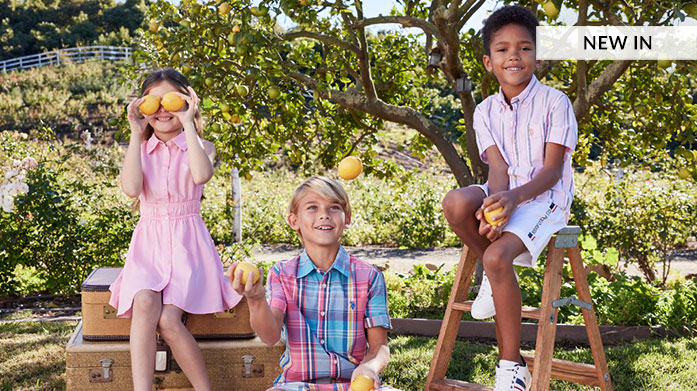 New In: U.S. Polo Assn. Kids Invite soft fabrics, bright colours and sporty silhouettes into your child's wardrobe. Find sweat sets, printed polos and a selection of baby accessories. Hoodies from £19.