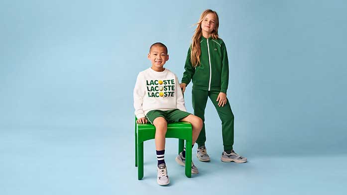 Lacoste Kids For kids & teens of all ages, shop polos, cotton T-shirts, sweat sets & more, exclusively from Lacoste. Polo shirts from £25.