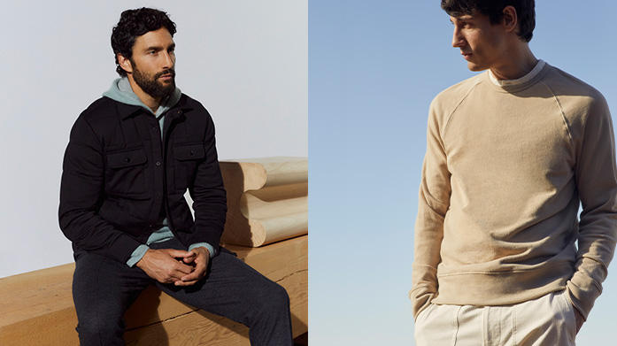 Coats & Knits Clearance For Him! Let these fine layers and suave jackets inspire you for the colder days ahead. From classic coats to cable-knits, make a fresh start to your spring wardrobe.#