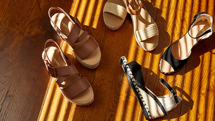 Spring Style Women's Footwear Sandals are the crown jewels of every warm-weather shoedrobe. Shop spring footwear from BIRKENSTOCK, Geox, Stuart Weitzman and friends.