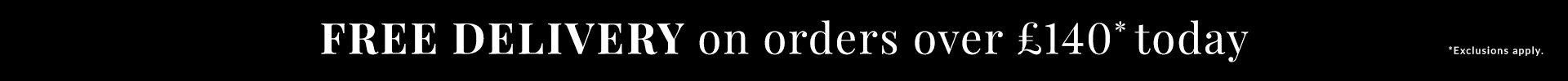 Free Delivery over £140