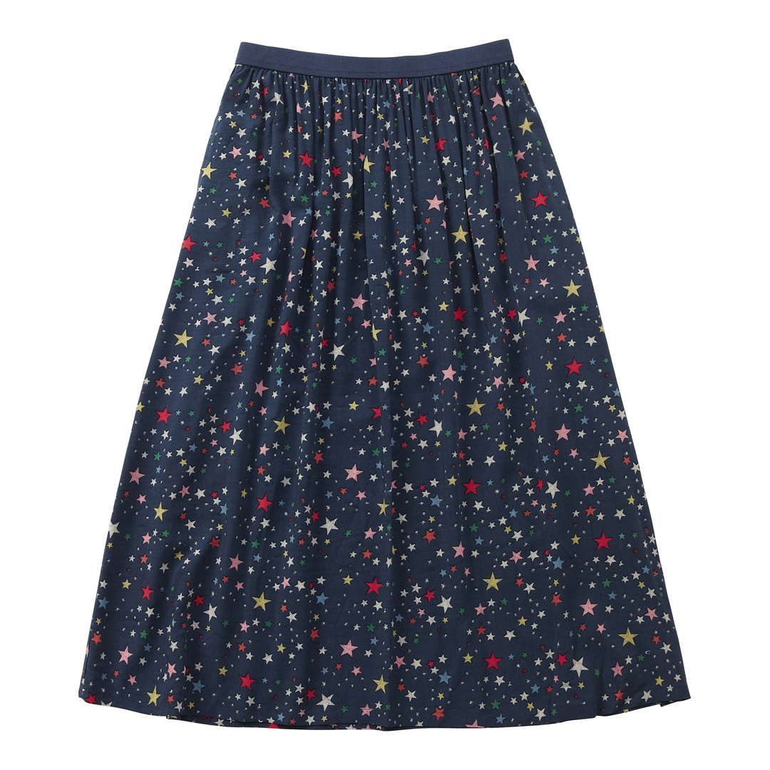 cath kidston midnight stars skirt