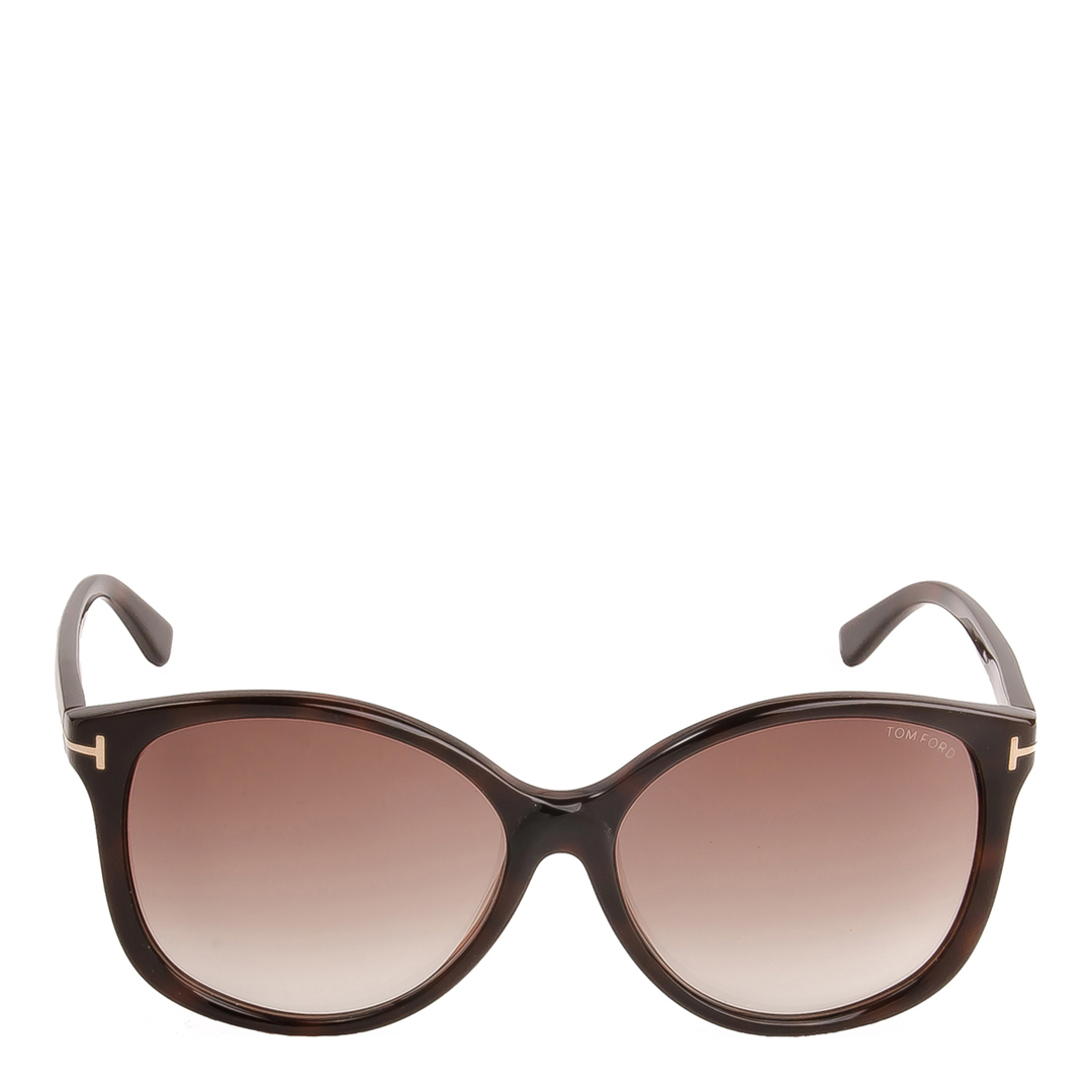 Women's Coloured Brown Alicia Sunglasses 59mm - BrandAlley