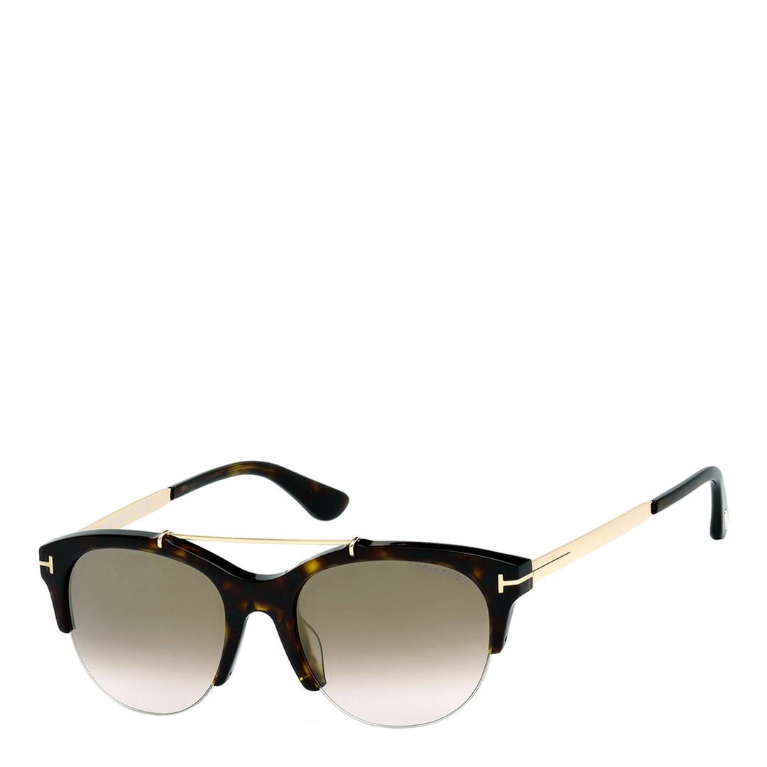 Women's Brown Mirrored Sunglasses 55mm - BrandAlley