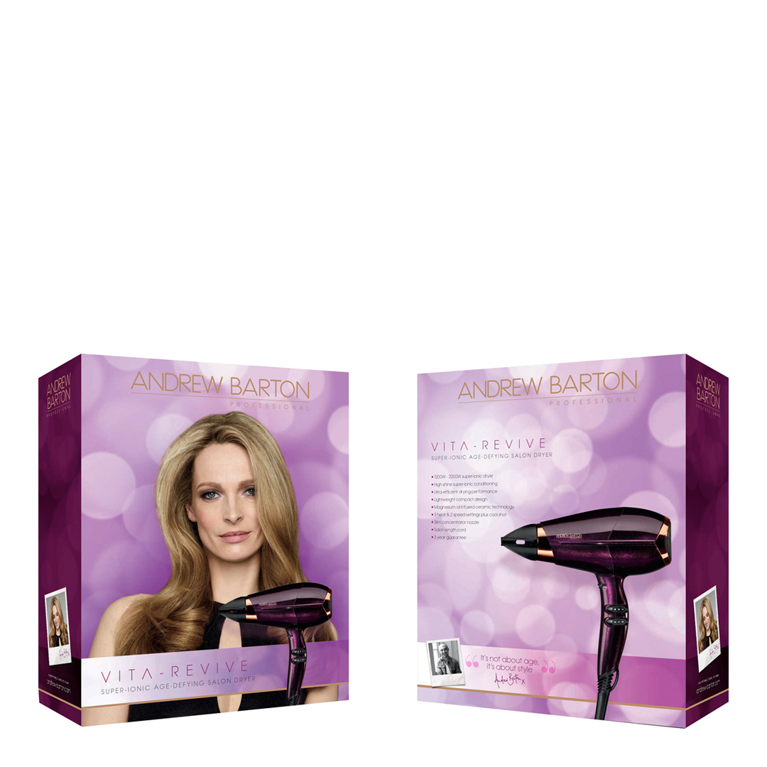 Purple Vita-Revive Age Defying Ionic Hair Dryer - BrandAlley