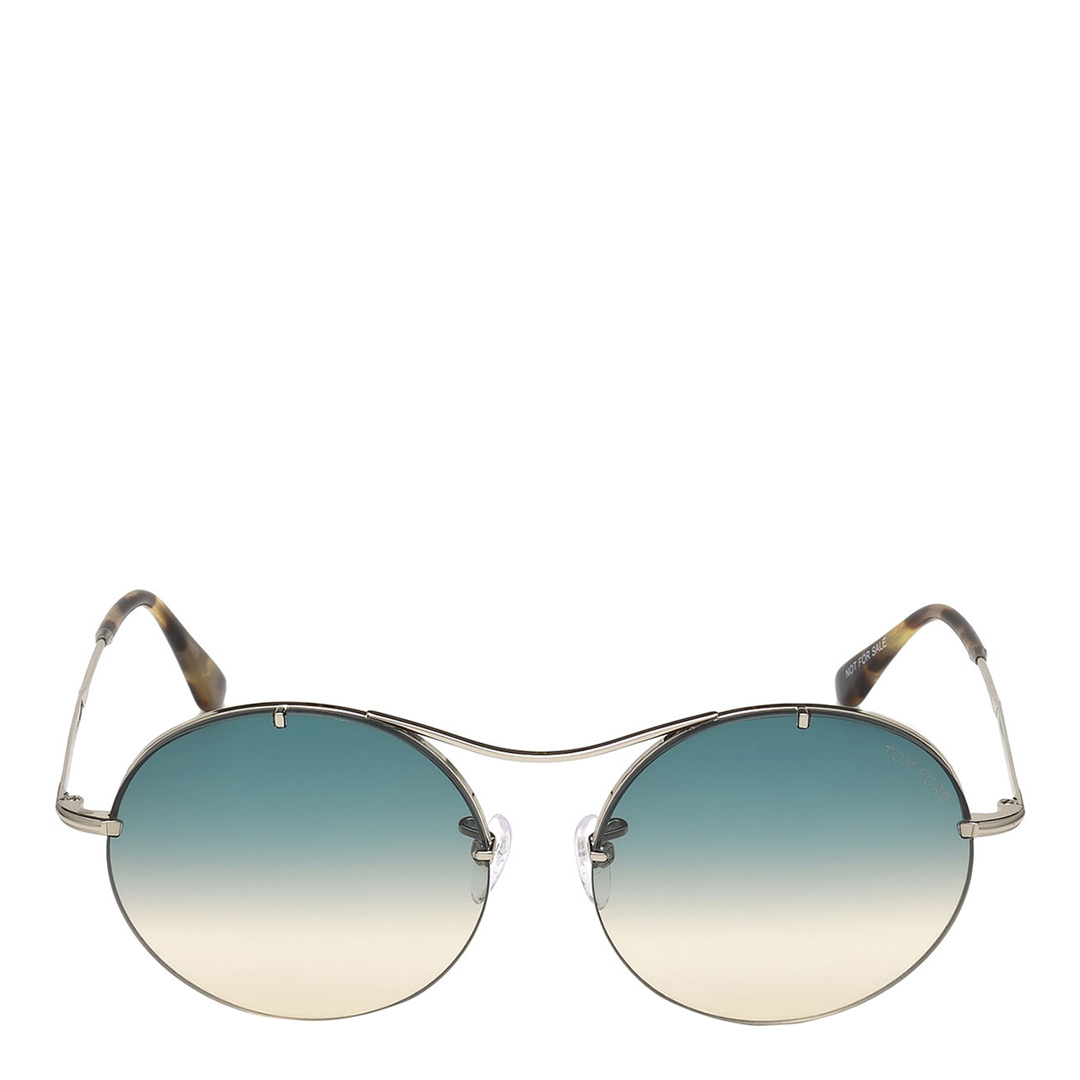 Women's Blue/Silver Tom Ford Sunglasses 58mm - BrandAlley