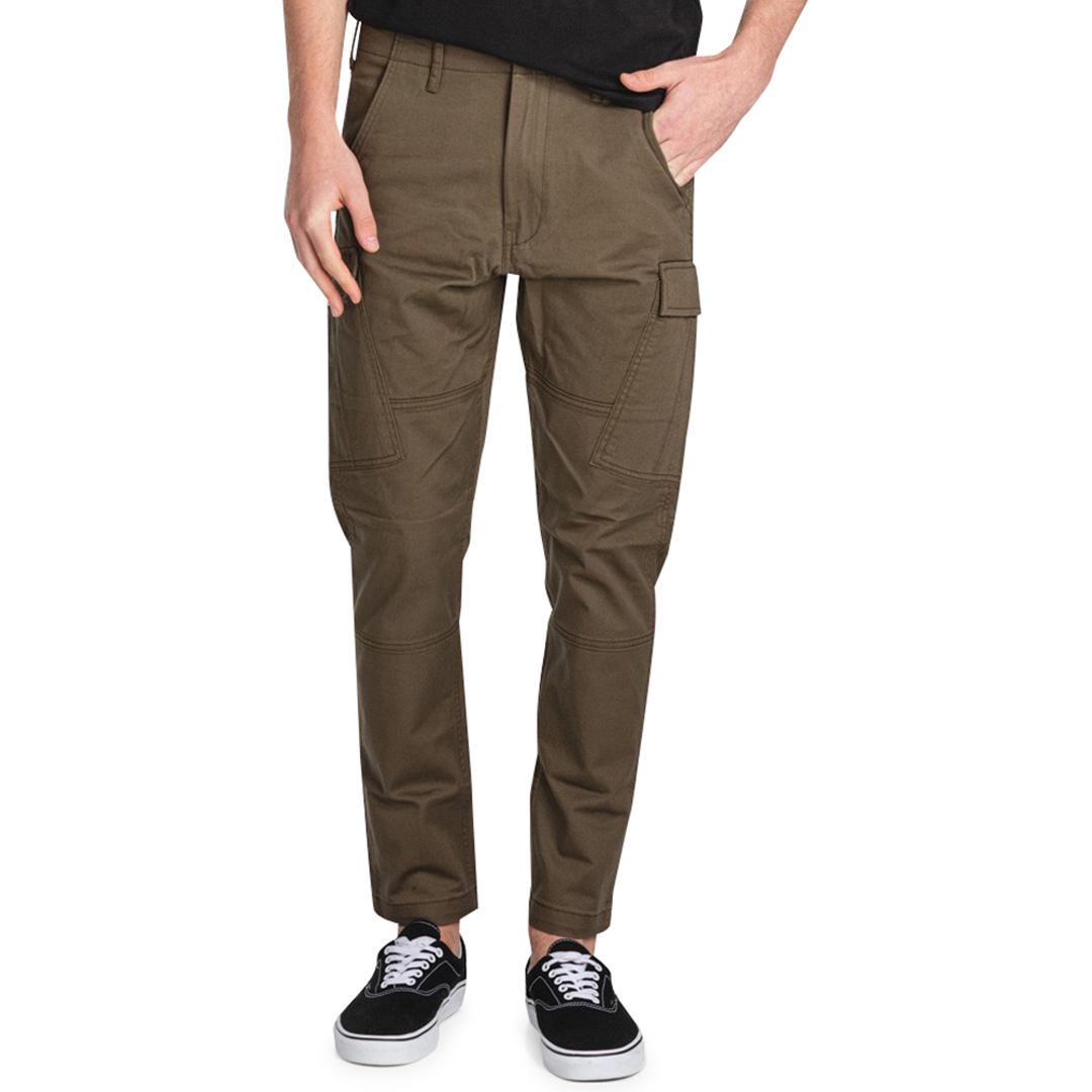 Green Lo-Ball Cargo Trousers - BrandAlley