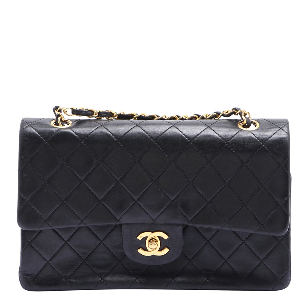 Chanel Small Classic Flap Bag Lambskin Leather  Bagista