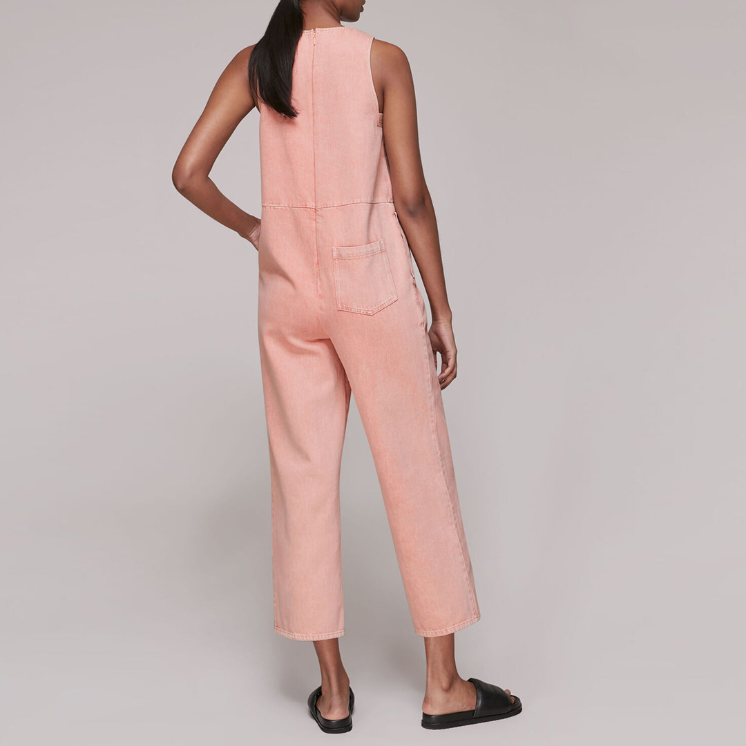 whistles pink jumpsuit