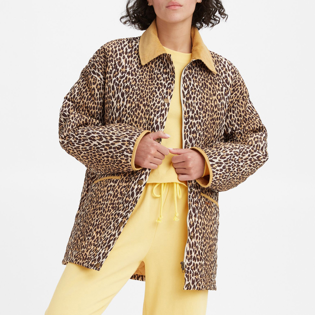 Multi Animal Print Quilted Shirt Jacket - BrandAlley