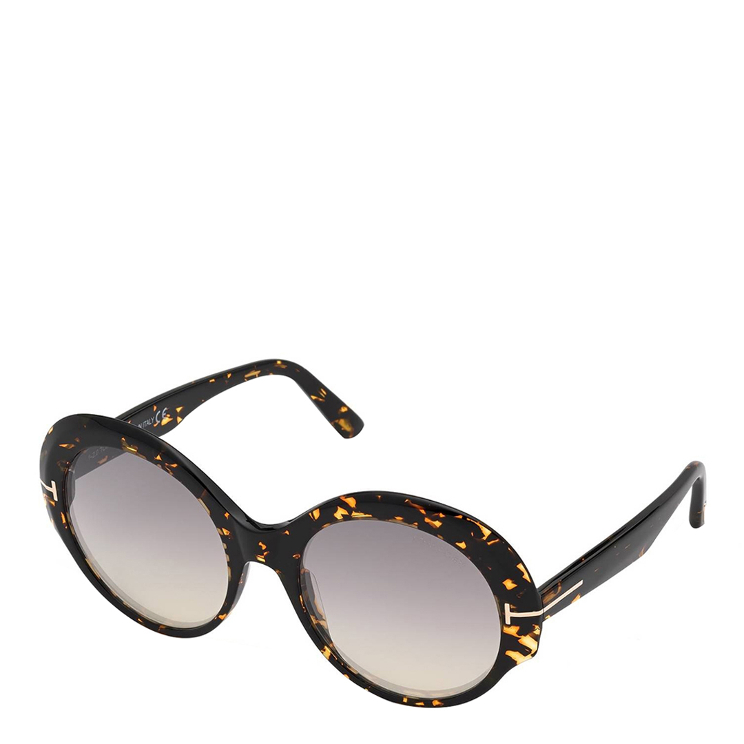 Women's Dark Havana Brown Ginger Tom Ford Sunglasses 58mm - BrandAlley