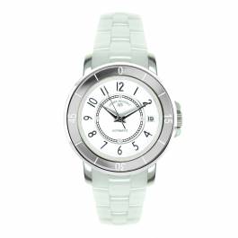 Women's White/Silver Diamond Aphrodite Watch - BrandAlley
