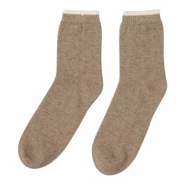 Beige/Winter White Cashmere Socks - BrandAlley