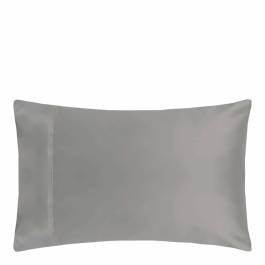 Egyptian Cotton Pair of Housewife Pillowcases, Slate - BrandAlley