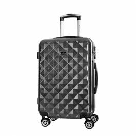 Black Gregoria 8 Wheeled Suitcase 60cm - BrandAlley