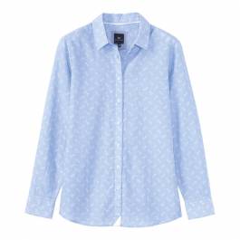 Blue Ivybridge Silk Mix Shirt - BrandAlley