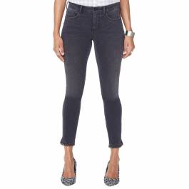 Charcoal Ami Ankle Embellished Super Skinny Jeans - BrandAlley