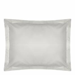 Egyptian Cotton Oxford Pillowcase, Platinum - BrandAlley