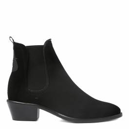 Black Suede Serpa Ankle Boots - BrandAlley