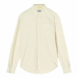 Cream Cotton Button Down Shirt - BrandAlley