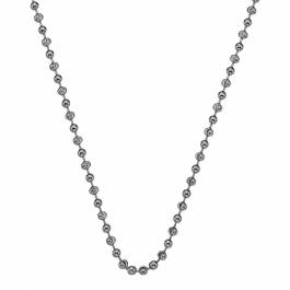 Sterling Silver Bead Chain 24inch - BrandAlley