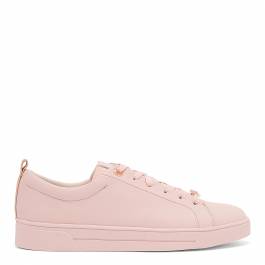 Pink Gielli Lace Up Tennis Trainers - BrandAlley