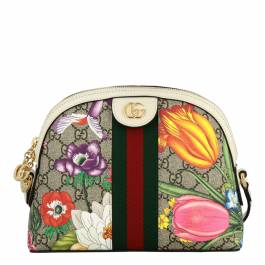 Women's Gucci Ophidia Small GG Flora Handbag