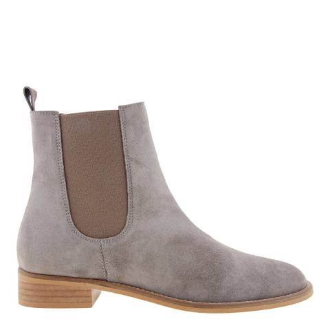 Taupe Suede Chelsea Boots - BrandAlley