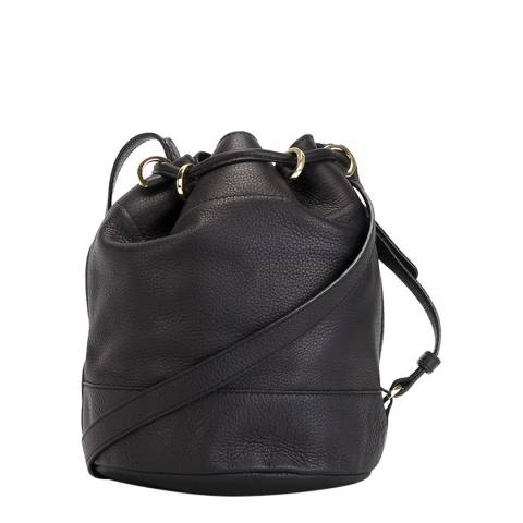 Black Leather Bucket bag - BrandAlley