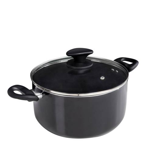 Black Ceramic Casserole Pan, 24cm - BrandAlley