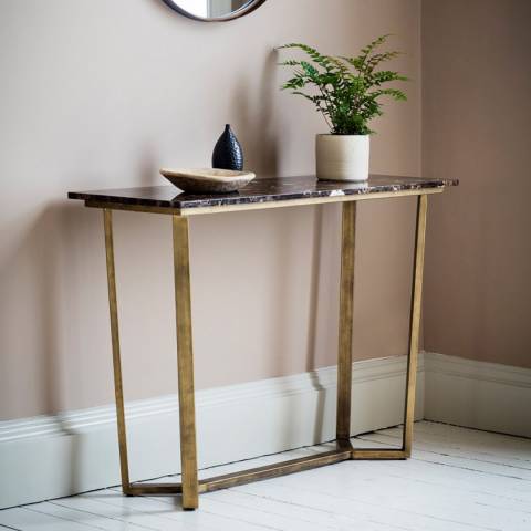 Gallery Living Emperor Marble Console Table
