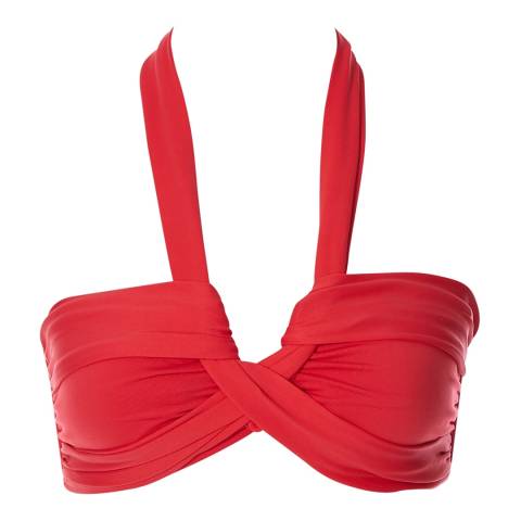 Chilli Red Bandeau Top - BrandAlley