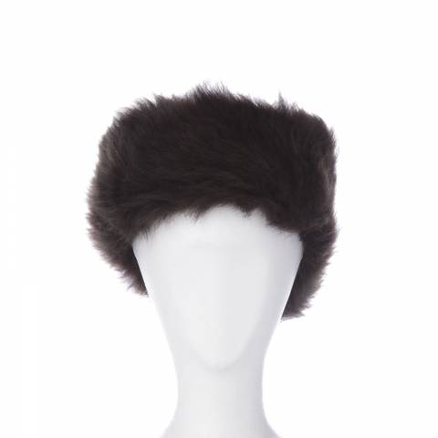 Shearling Boutique Brown Toscana Sheepskin Headband