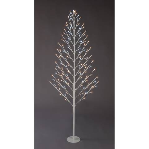 Festive White Twig Led Tree 150cm