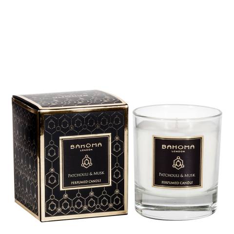 Obsidian Black Collection Patchouli & Musk Candle 220g - BrandAlley