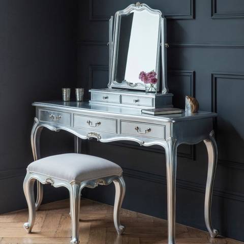 Gallery Living Chic Dressing Table Silver