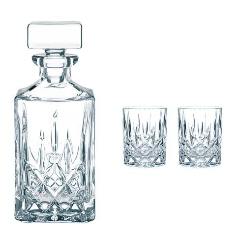 Nachtmann Noblesse 3 Piece Decanter and Glasses Set