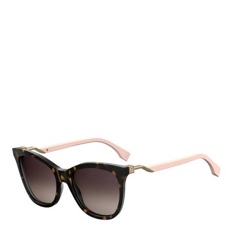 Fendi Women's Black/Pink Fendi   Sunglasses 52mm