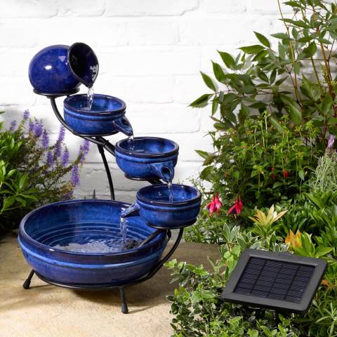 Smart Garden Neptune Cascade Solar Powered Fountain