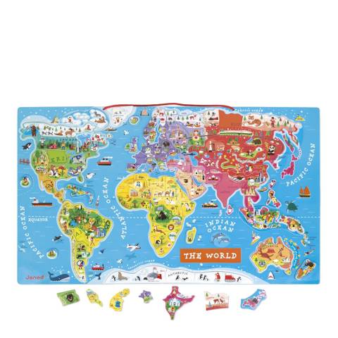 Magnetic World Map Puzzle - BrandAlley